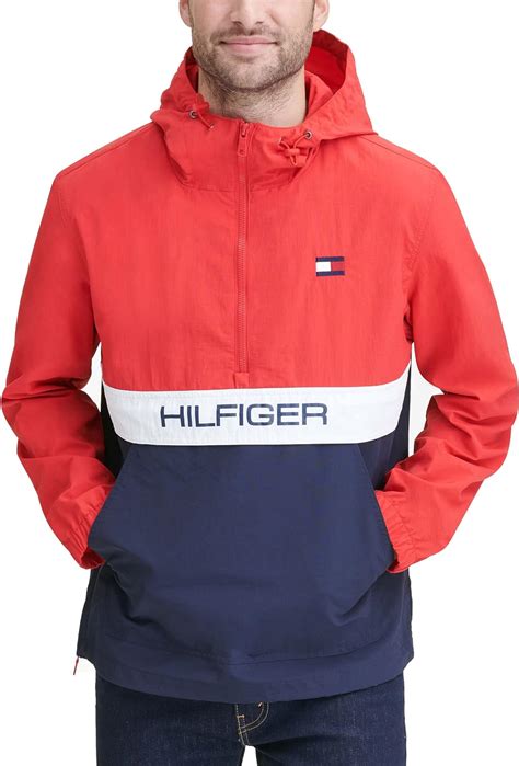 Chamarra Rompevientos Tommy Hilfiger Con Capucha Original.